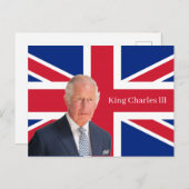 King Charles lll Postkarte (Vorne/Hinten)
