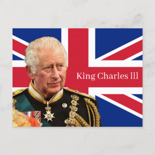 King Charles lll Postkarte