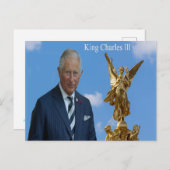 King Charles lll Postkarte (Vorne/Hinten)