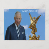 King Charles lll Postkarte (Vorderseite)
