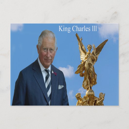 King Charles lll Postkarte (Vorderseite)