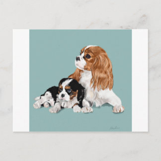 King Charles Postkarte