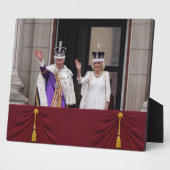 King Charles Queen Camilla Balkonkoronationstag Fotoplatte (Seite)