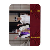King Charles Queen Camilla Balkonkoronationstag Magnet (Vertikal)