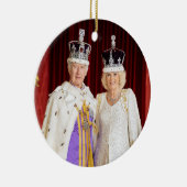 King Charles Queen Camilla Buckingham Palace Keramik Ornament (Rechts)
