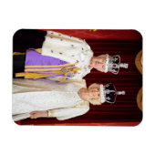 King Charles Queen Camilla Buckingham Palace Magnet (Horizontal)