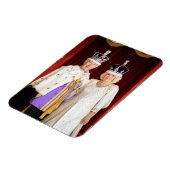 King Charles Queen Camilla Buckingham Palace Magnet (Linke Seite)