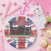 King Charles & Queen Consort Camilla Coronation Pappteller (Party)