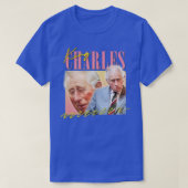 King Charles Retro ästhetischer Lüfter Design 4 T-Shirt (Design vorne)
