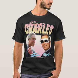 King Charles Retro ästhetisches Lüfterdesign 2 T-Shirt