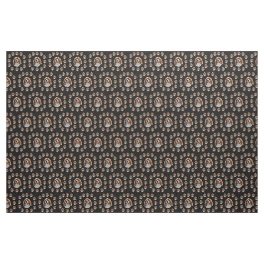 King Charles Spanel Pattern, Stoff (Yard (91,4 cm))