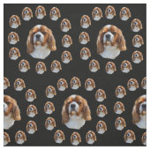 King Charles Spanel Pattern, Stoff (Muster)