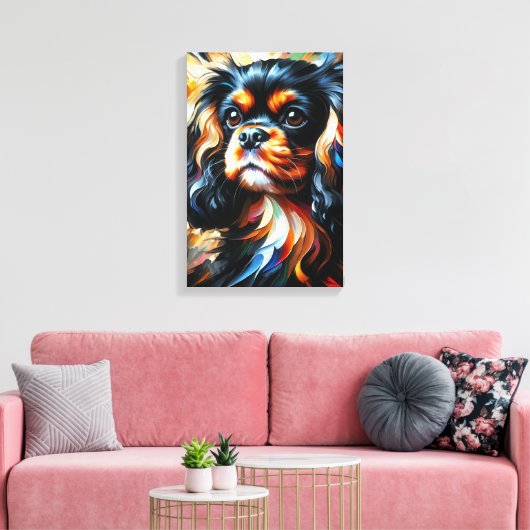 King Charles Spaniel Acrylic Print Leinwand Art (Insitu (Wohnzimmer))