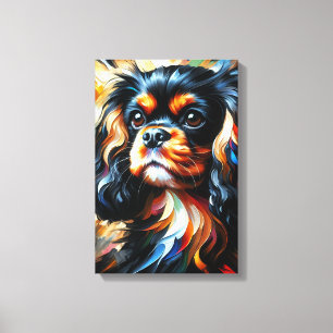 King Charles Spaniel Acrylic Print Leinwand Art