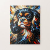 King Charles Spaniel Acrylic Print Puzzle (Vertikal)