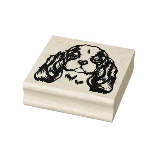 King Charles Spaniel Dog Gummistempel (Stempel)