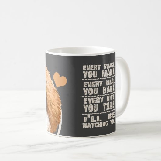 King Charles Spaniel Dog jeden Snack, den Sie mach Kaffeetasse (VorderseiteRechts)