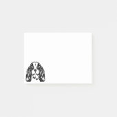 King Charles Spaniel Dog Post-it Klebezettel (Vorderseite)