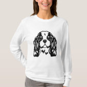 King Charles Spaniel Dog T-Shirt (Vorderseite)