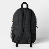 King Charles Spaniel-Herzen  Bedruckter Rucksack (Rückseite)