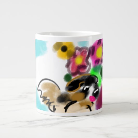King charles spaniel  Jumbo-Tasse (Vorderseite)