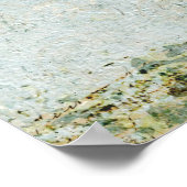 King Charles Spaniel & Little Bird Art Poster (Ecke)