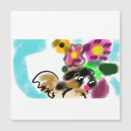 King charles spaniel magnetkarte