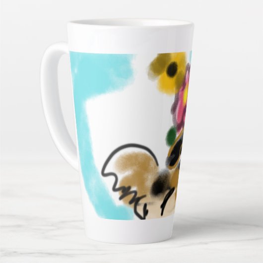 King charles spaniel  milchtasse (Linke Ecke)