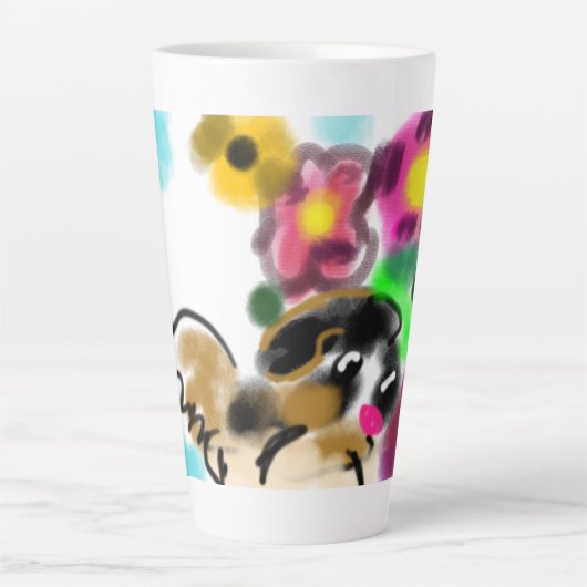 King charles spaniel  milchtasse (Vorderseite)