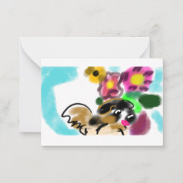 King charles spaniel mitteilungskarte