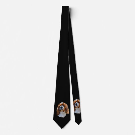 King Charles Spaniel, Neck Tie Krawatte (Vorderseite)