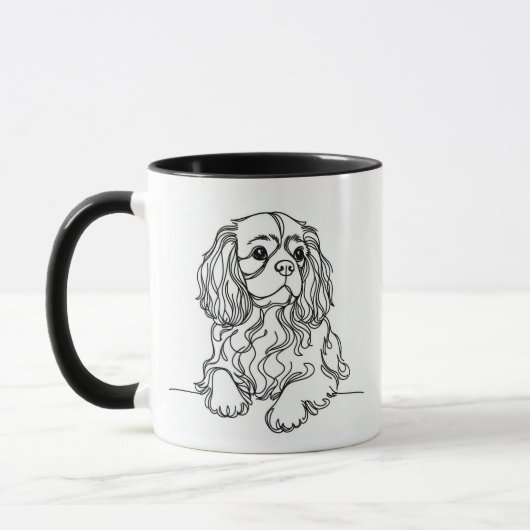 King Charles Spaniel Owner Dog Lover Tasse (Links)