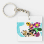 King charles spaniel  schlüsselanhänger (Vorderseite)