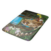 King Charles Spaniel Sprite Fantasy Badematte (Schrägansicht)