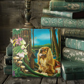 King Charles Spaniel Sprite Fantasy Fliese