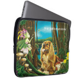 King Charles Spaniel Sprite Fantasy Laptopschutzhülle (Vorne Rechts)
