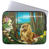 King Charles Spaniel Sprite Fantasy Laptopschutzhülle (Vorderseite)