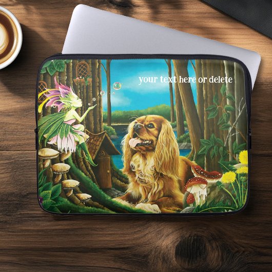 King Charles Spaniel Sprite Fantasy Laptopschutzhülle