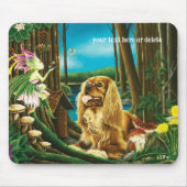 King Charles Spaniel Sprite Fantasy Mousepad (Vorne)