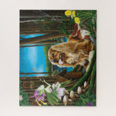 King Charles Spaniel Sprite Fantasy Puzzle (Vertikal)