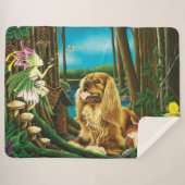 King Charles Spaniel Sprite Fantasy Sherpadecke (Vorderseite (Horizontal))