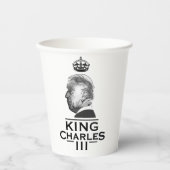 King Charles Third Coronation Pappbecher (Vorderseite)