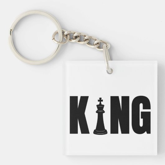 King Chess Keychain Schlüsselanhänger (Vorderseite)