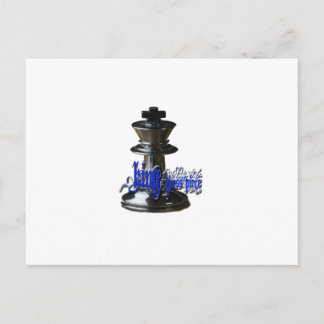 King Chess Piece Postkarte