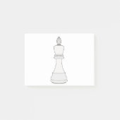 King Chess Post-it Klebezettel (Vorderseite)