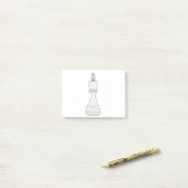 King Chess Post-it Klebezettel (Auf Schreibtisch)
