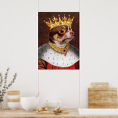 King Chihuahua Poster (Küche)