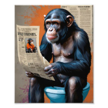 King Chimp Realismus trifft Pop Art Majestic