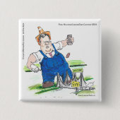 King Christie & GW Bridge Funny Button (Vorderseite)