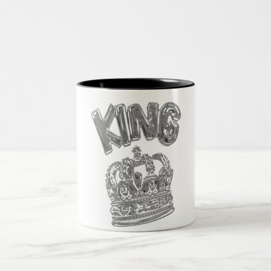 king.chrome zweifarbige tasse (Mittel)